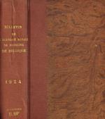 Bulletin de l'Academie Royale de medecine de Belgique. V serie, tome IV, année 1924