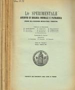 Lo Sperimentale. Archivio di biologia normale e patologica. Vol.111, 1961