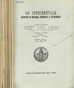 Lo Sperimentale. Archivio di biologia normale e patologica. Vol.115, 1965