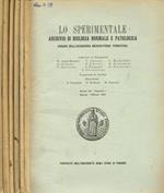 Lo Sperimentale. Archivio di biologia normale e patologica. Vol.112, 1962