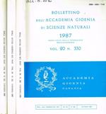 Bollettino dell'Accademia Gioenia di scienze naturali. Vol.20, n.330, 331, 332, anno 1987