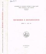 Accademia di scienze lettere e belle arti degli zelanti e dei dafnici. Memorie e rendiconti serie II- vol.VII, 1977