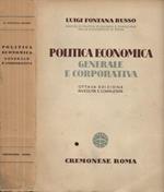 Politica economica generale e corporativa