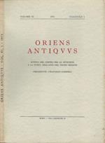 Oriens Antiquus - Volume XI, 1972 fascicolo 1