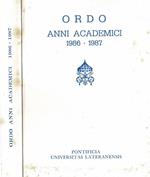 ORDO - Anni Accademici 1986 - 1987