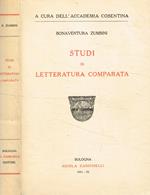 Studi di letteratura comparata