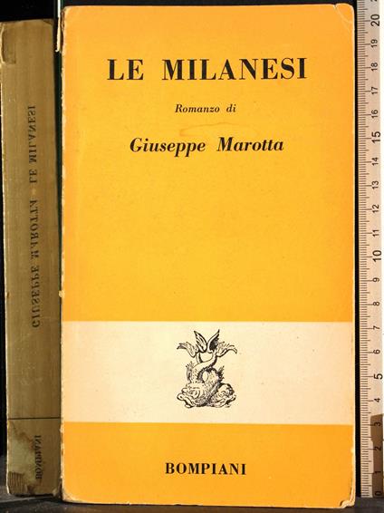 Le milanesi - Giuseppe Marotta - copertina