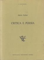 Critica E Poesia - Mario Fubini - Bonacci - L'Ippogrifo