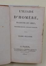 L' Iliade D'Homere Traduite Du Grec-Tomo Ii-