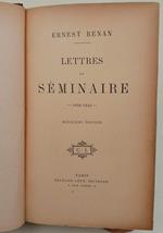 Lettres Du Seminaire- 1838-1846