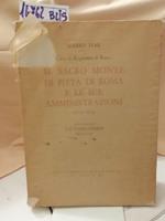 Il Sacro Monte Di Pieta' Di Roma E Le Sue Amministrazioni 