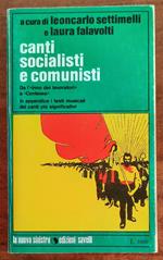 Canti socialisti e comunisti. Da L’inno dei lavoratori a Contessa