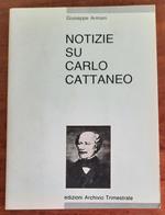 Notizie su Carlo Cattaneo