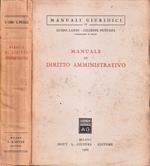 Manuale di diritto amministrativo