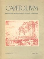 Capitolium. Rassegna mensile del Comune di Roma. Anno XXXVII, n.7, luglio 1962