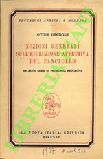 Nozioni generali sull’evoluzione affettiva del fanciullo