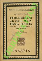 Prolegomeni ad ogni metafisica futura che vorrà presentarsi come scienza