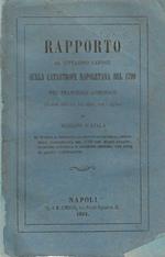 Rapporto al cittadino Carnot sulla catastrofe napoletana del 1799 per Francescesco Lomonaco