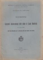 Descrizione dei Giacimenti calcareo-marnosi delle colline di Casale Monferrato ed alcuni cenni sulla loro utilizzazione per la produzione di calce idraulica e del cemento