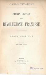 Storia critica della rivoluzione francese