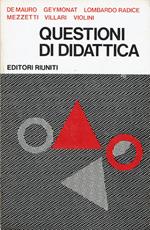 Questioni di didattica