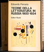 Teorie della letteratura in Russia 1900-1934