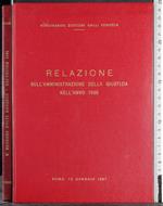 Relazione amministrazione giustizia 1996