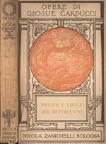 Melica e lirica del Settecento