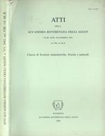 Atti della Accademia Roveretana degli Agiati, a.253, 2003, ser, VIII, vol. III B