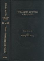 Oklahoma statutes annotated Titles 42 to 43