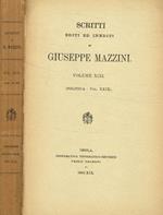 Scritti editi ed inediti di Giuseppe Mazzini. Scritti politici volume XXIX