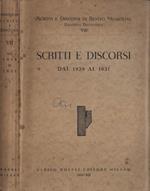 Scritti e discorsi dal 1929 al 1931