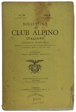 Bollettino Del Club Alpino Italiano