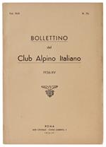 Bollettino Del Club Alpino Italiano N.76. Vol. Xliii