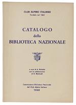 Catalogo Della Biblioteca Nazionale Del C.A.I