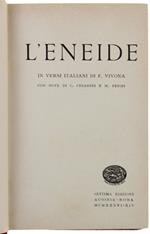 L' Eneide In Versi Italiani Di F. Vivona Con Note Di C.Cesarini E M.Fermi