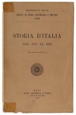 Storia D'Italia Dal 1871 Al 1915