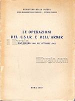 Le operazioni del C.S.I.R. e dell'ARMIR. Dal Giugno 1941 all'Ottobre 1942