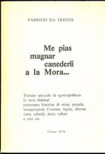 Me pias magnar canederli a la Mora: trattato spicciolo di gastropolitica in versi dialettali contenente historiae di mòsa, panada, strangolapreti, Crociani, bigòte, riforme varie, zebedèi, piòci, rufiani e così sia