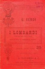 I Lombardi alla prima crociata: dramma lirico in quattro atti