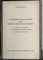 Contributo storia partito socialista italiano