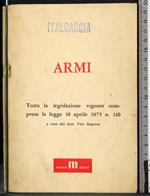 Armi. Legislazione compresa legge aprile 1975 n 110