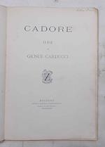 Cadore. Ode