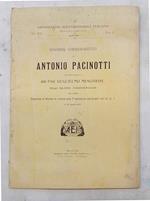 Discorso commemorativo di Antonio Pacinotti