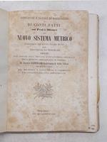 Istruzioni e tavole di ragguaglio e di conti fatti sui Pesi e Misure del Nuovo Sistema Metrico paragonati con quelli fin qui in uso nella provincia di Vercelli