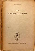 Studi di storia letteraria