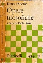 Opere filosofiche. Denis Diderot