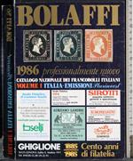 Bolaffi 1986 Catalogo nazionale francobolli Vol. 1 Italia