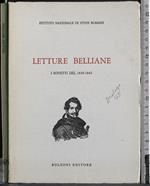 Letture Belliane. I sonetti del 1838-1845