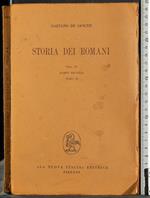 Storia dei romani. Vol IV Parte seconda Tomo II